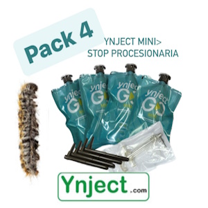 Pack 4 Ynject procesionaria del pino